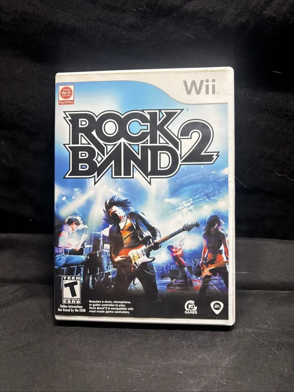 Rock Band 2 (Nintendo Wii, 2008) CIB, Tested Working